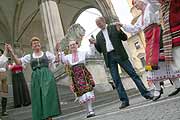 Alles Tanz heißt es auf dem Odeonsplatz (Foto. Martin Schmitz)